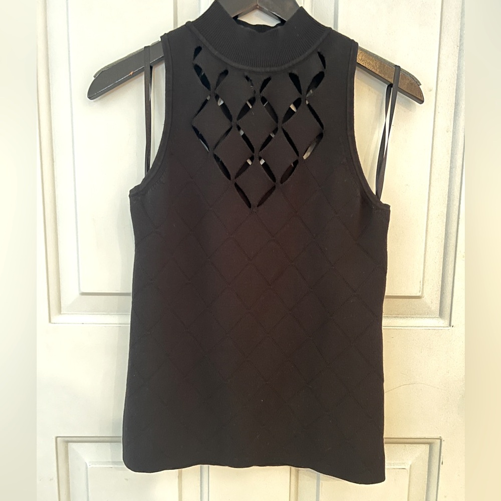 WHBM Keyhole Sweater Tank size M